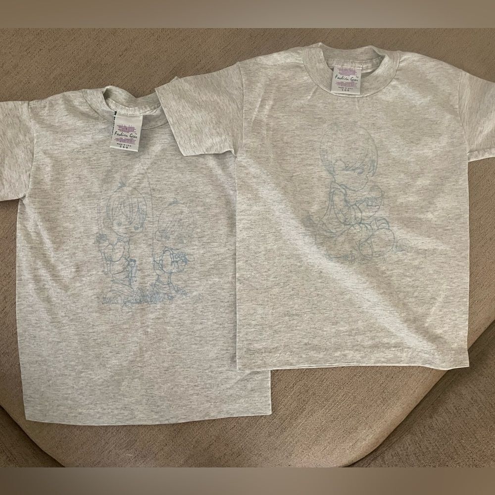 Vintage Graphic Tshirt Bundle Toddler Kids 4-6‎ Grey Cottage Basic Tee